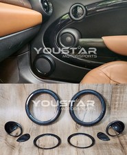Set 8 CARBON EFFEKT Innentürverkleidung Blenden für MINI R55 R56 R57 R58 R59 JCW