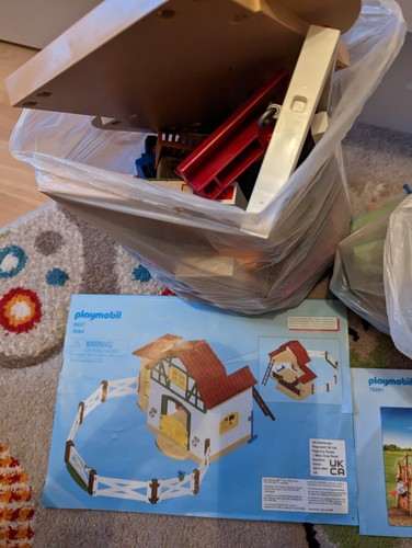 Playmobil ponyhof gebraucht - ponyhof,