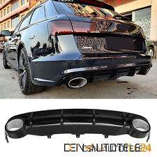Heckdiffusor Auspuffblende für Audi A6 C7 11-14 CHROM SCHWARZ