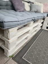 Europalette Geschliffen, Weiß, Euro Möbel