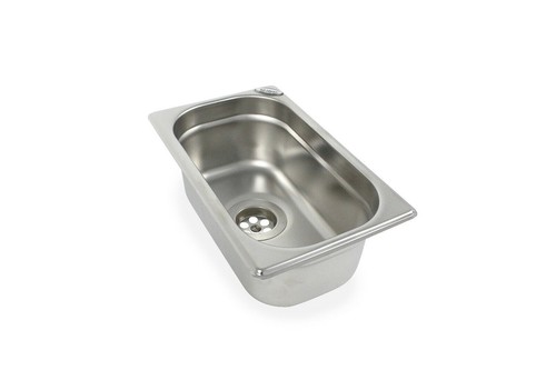 Edelstahl spüle - 1/4",