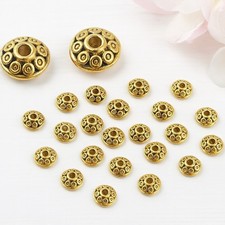 50 Stück Antik Gold Metall