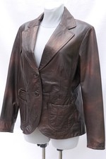 Bonita Damen Lederjacke Blazer