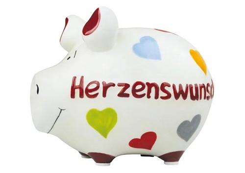 Sparschwein herzenswunsch - sparschwein,