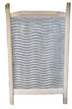 altes Waschbrett Zink Deko