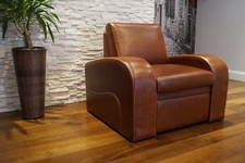 Echtleder Sessel Rindsleder Wohnzimmer Fernsehsessel Hotel Loungesessel Sofa