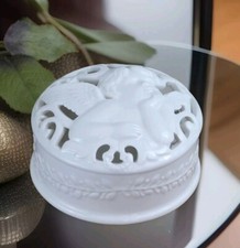 Keramik Dose Engel Schmuckdose