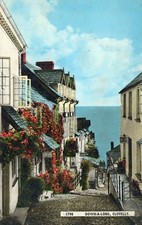 England postkarte clovelly - postkarte,