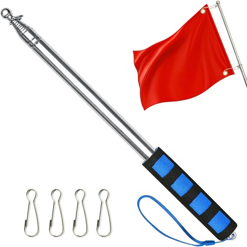 Teleskop fahnenmast 5m - teleskop, 2,5m