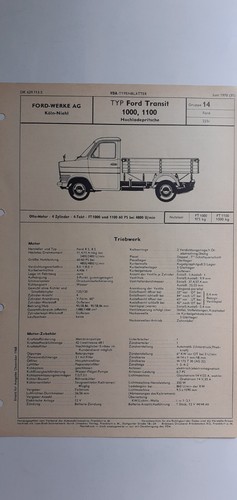 Ford transit 1000 1100 - /,
