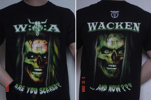 Wacken 2009 shirt are - wacken, "are