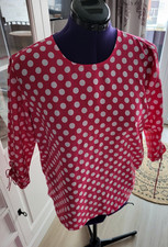 Montego Bluse Pink Weiß