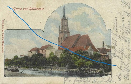 Gruss aus rathenow - ak,