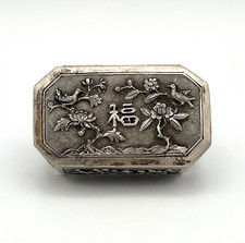 Antike Schmuckschatulle Silber