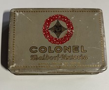 Alte Blechdose Waldorf Astoria "Colonel"  25 Zigaretten Cigarettes Tin