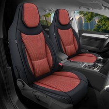 Schonbezüge Sitzbezüge für Dodge Nitro Bj 2006-11 in Schwarz/Weinrot C2