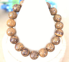  Elefantenhaut Jaspis, Schlangen Josips   ( Kette  oder  Armband ) 10 mm