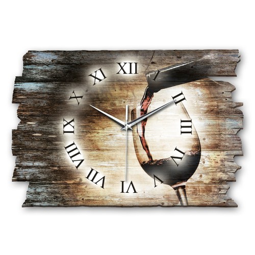 Designer wanduhr wein - designer,