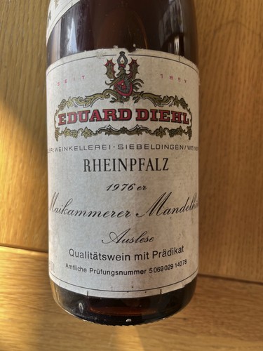 Wein 1976 maikammerer - wein, "maikammerer