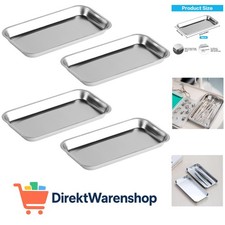 4 STK Edelstahl Schale