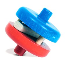 Klapperscheibe rot/blau