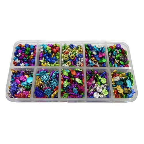 Bunte acrylperlen mix - bunte,