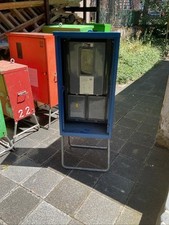 Steidles Bazstrom Zāhlerplatz Verteiler, blau Ohne Tūr. Baujahr 1990.