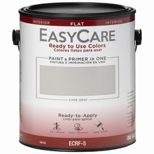 Ready To Use Colors Paint & Primer,Interior Flat Latex,Cape Gray,Gallon - ECRF-5