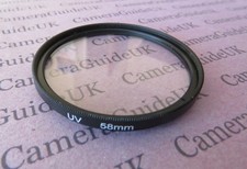 UV 58 mm Filter Ultraviolett