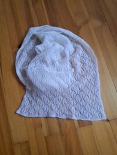 Stola handgestrickt, Mohair/Seide