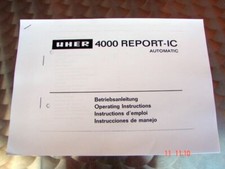 UHER Gebrauchsanleitung für