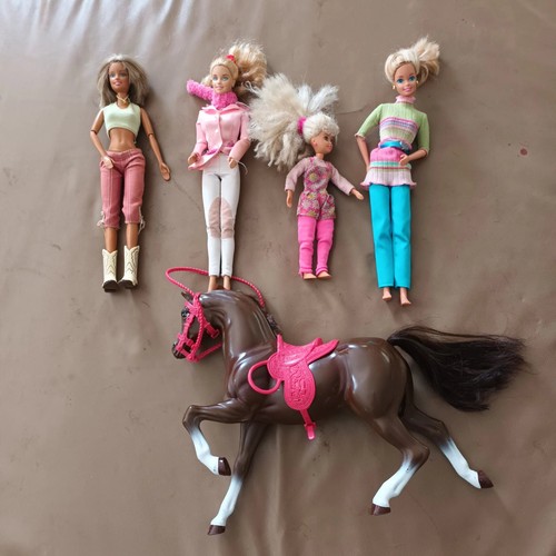 Barbie puppen mit pferd - mit,
