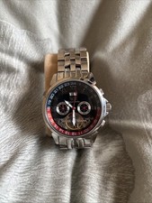 Edle Royal Swiss Herrenuhr Automatik Armbanduhr Kalenderanzeige Edelstahl Top!