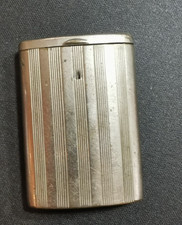 Streichholzschachteldose Metall mit Reibfläche ohne Hölzer