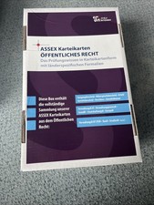 Assex Karteikarten Öffentliches Recht Jura intensiv