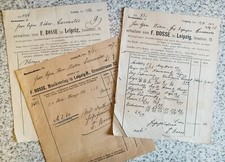 Rechnung Leipzig 1893 Reklame
