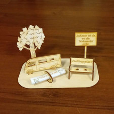 Geldgeschenk für Campingplatz