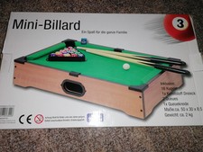 Mini Billard Kinder Tabletop Pool Set