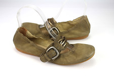 MJUS Gr.38 Damen Halbschuhe Ballerinas Slipper Loafers  Leder  TOP   i 585