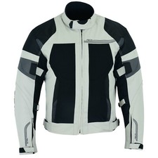 Motorrad Sommer Jacke Grau