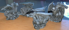 Drachen Sammlung - Mini Drachen - 4 Stück - Set, Gothic, Gothik 5 cm groß