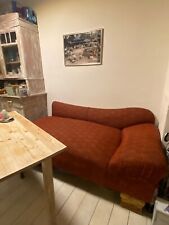  Sofa, Küchen- Kanapee,  antik ca 1910, weinrot, 1, 85 lang, cm 85 cm tief, 45