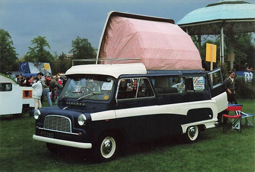 Altes wohnmobil oldtimer foto - altes,