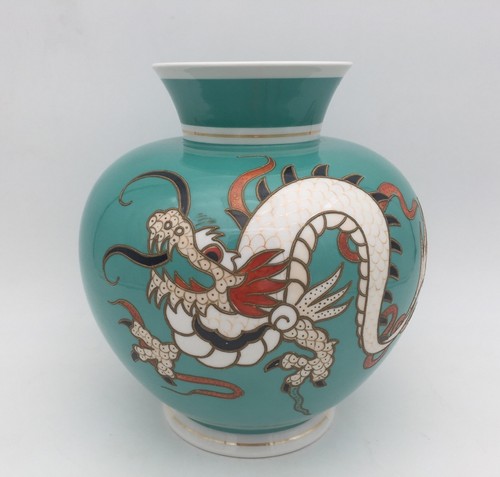 Porzellan vase mit - drachen,