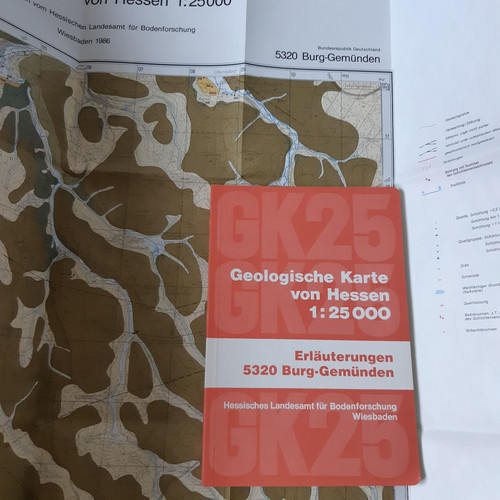 Geologische karte hessen - geologische,