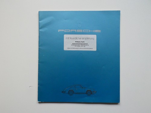 Prospekt katalog porsche - prospekt,