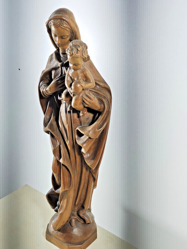 Großes schnitzwerk maria mit - großes,