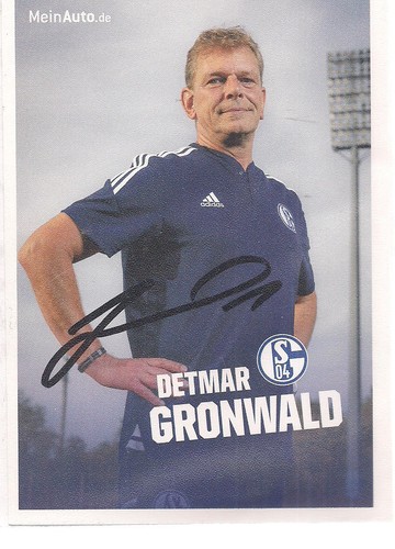 Autogramm detmar gronwald - autogramm,