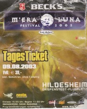 Sonic Seducer M'era Luna Festival 2003 Tagesticket