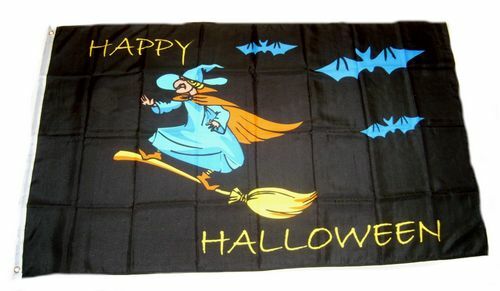 Fahne flagge happy halloween - fahne,
